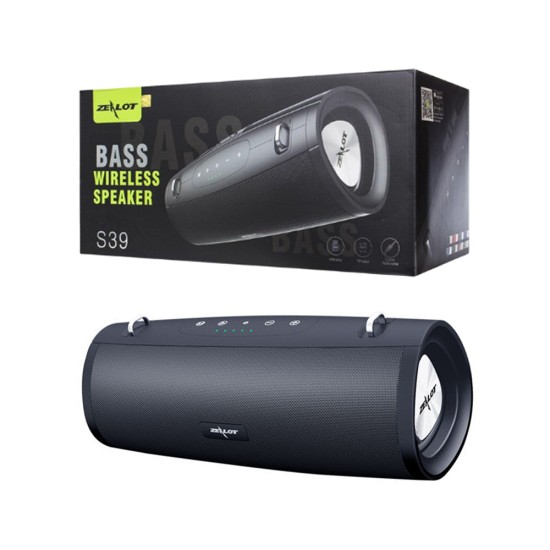 Zealot Multifunctional Wireless Speaker S39 3600mAh 7.4V Black